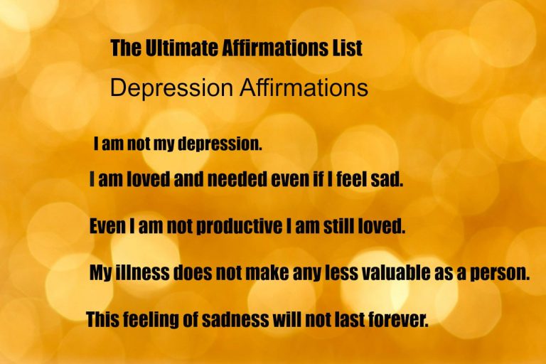 The Ultimate List Of Affirmations